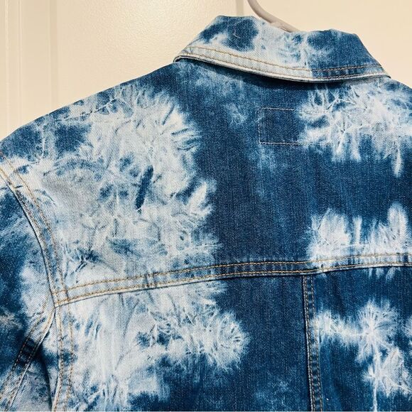 Anthropologie BB Dakota Kane Acid Wash Denim Jacket Women's Size Small NWT - Picture 9 of 13